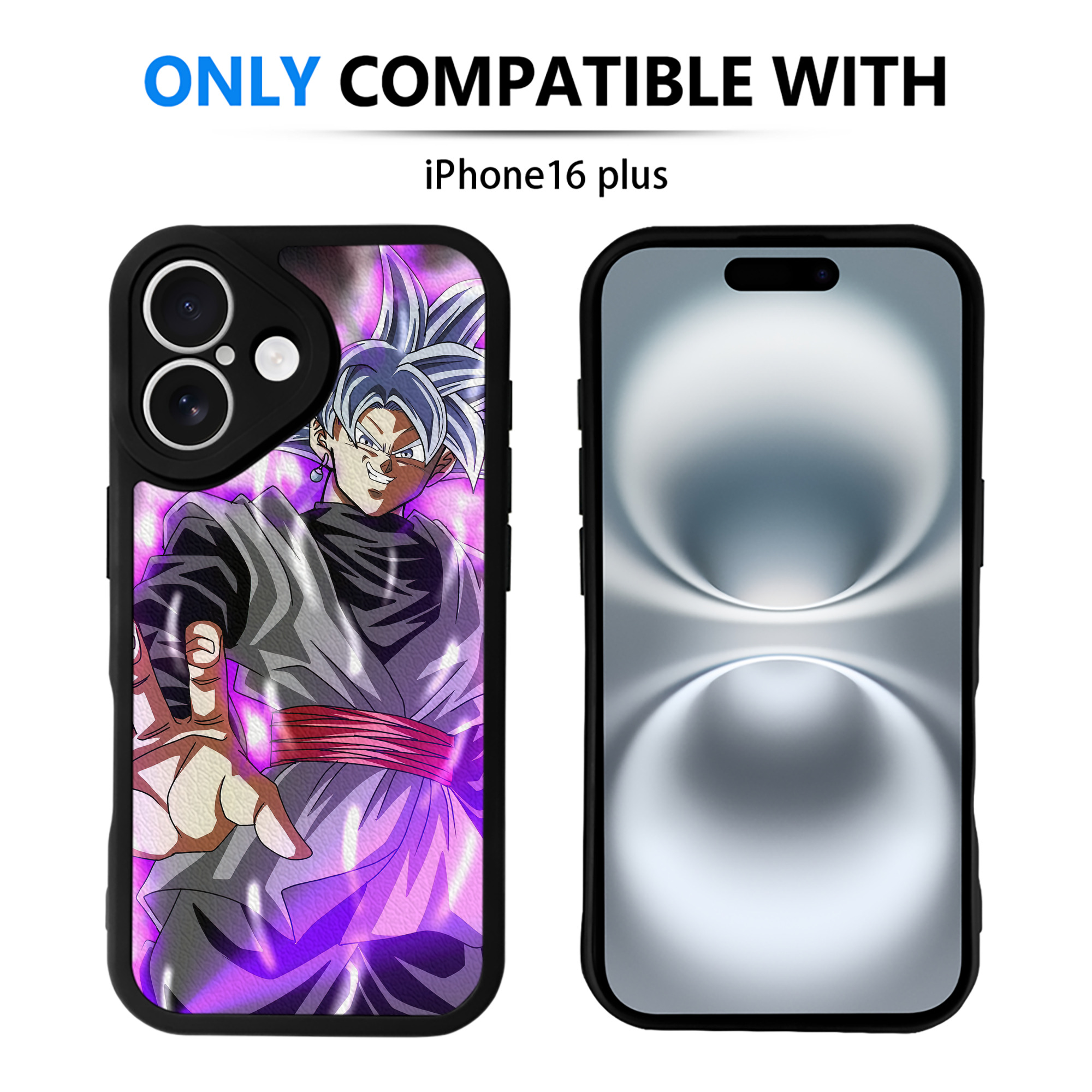 （画像用） ドラゴンボール DRAGON BALL 【iPhone 16シリーズ対応】シリコンスマホケース（レザー調） 材質：シリコン